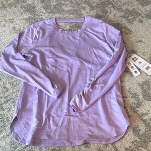 RBX Women's Lilac Long Sleeve Top